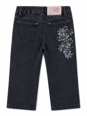 Calvin Klein Jeans Kids Black Pull-On Denim Pants